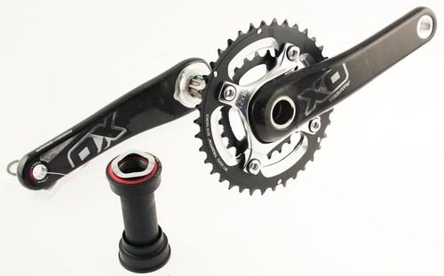 スラム Rival22 GXP Crank Set 52-36T 172.5mm スラム Rival22 Crank Set GXP 前後セット 52&frasl;36T-170mm